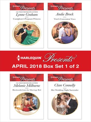 cover image of Harlequin Presents April 2018--Box Set 1 of 2